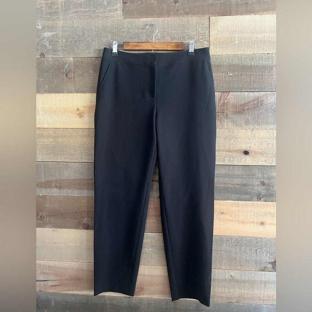 ST. JOHN Caviar Classic Black Trousers 8